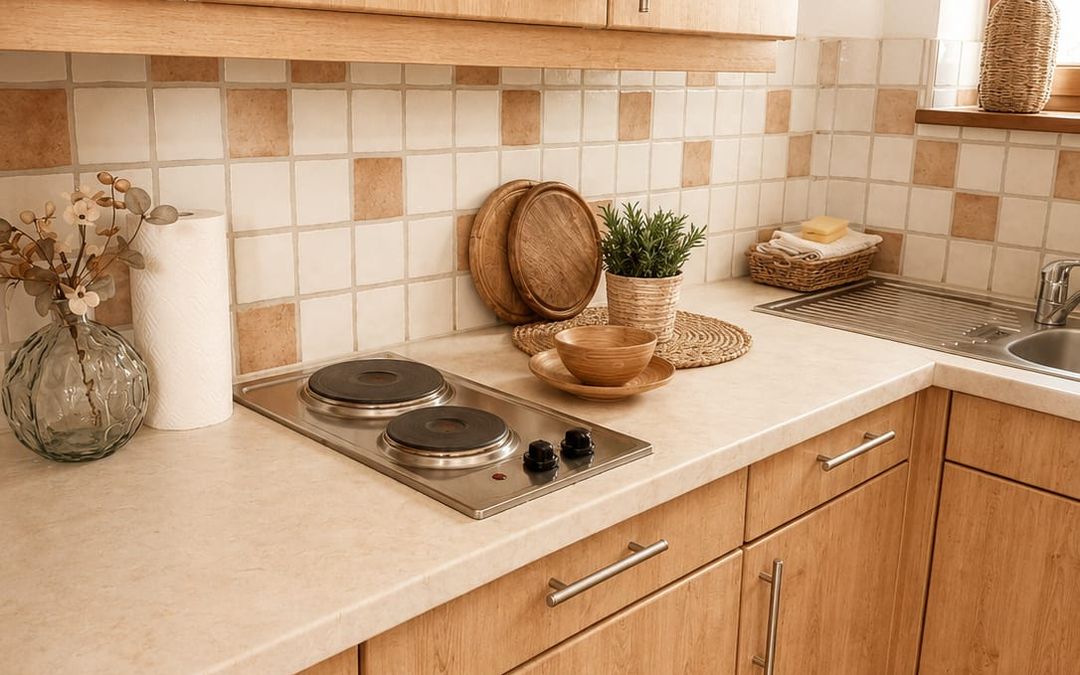 Ferienwohnung, vollausgestattete Küche